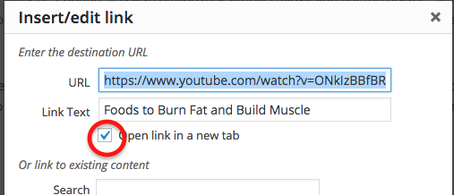 Open link in new tab
